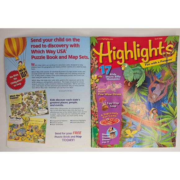 HIGHLIGHTs Periodical Magazine April 2008 Fun with a Purpose - Picture 2 of 6